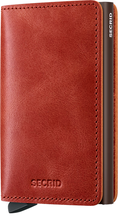 SlimWallet-One Size-Vintage Orange