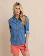 Load image into Gallery viewer, 10852-XS-Medium Wash Indigo,10852-S-Medium Wash Indigo,10852-M-Medium Wash Indigo,10852-L-Medium Wash Indigo,10852-XL-Medium Wash Indigo