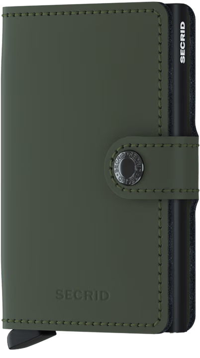 MiniWallet-One Size-Matte Green-Black
