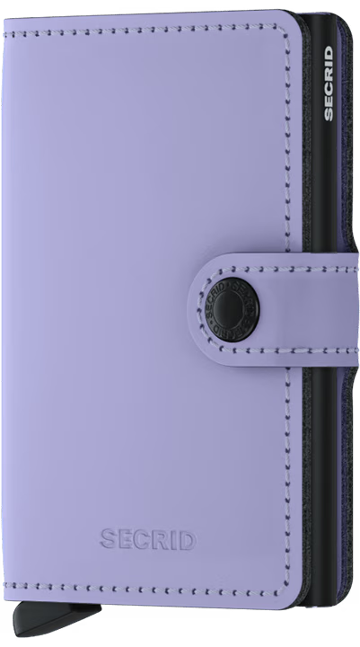 MiniWallet-One Size-Matte Lilac-Black