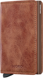 Load image into Gallery viewer, SlimWallet-One Size-Vintage Cognac-Brown