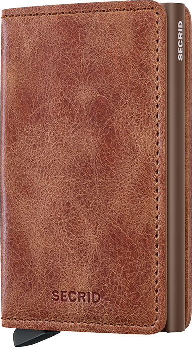 SlimWallet-One Size-Vintage Cognac-Brown
